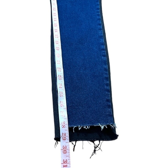 GOOD AMERICAN Good Waist Skinny Jeans 2 Colour 5 Pocket Raw Step Hem US Sz 4 27 - Picture 7 of 11